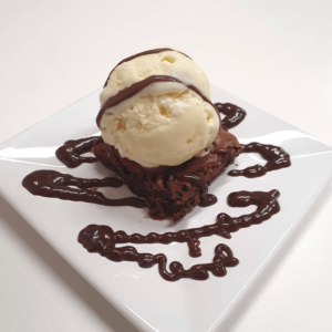 Sorvete com brownie